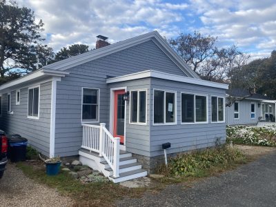 House in Rockport, MA after completed residential exterior painting project by certapro painters of north shore and cape ann