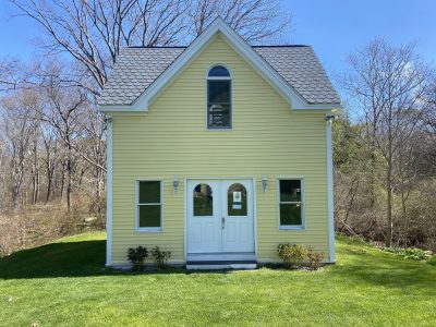 Yellow house in Gloucester, MA