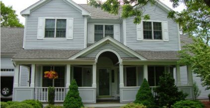 Residential Exterior Front Porch Sandwich ...