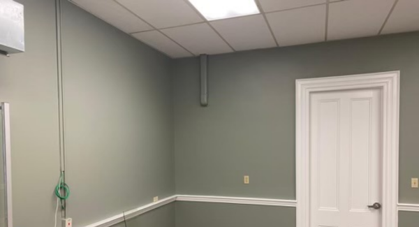 Department of Public Works Office Building after painting