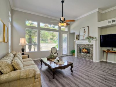 Interior family room painting by CertaPro house painters in Carlsbad, CA