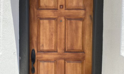 Door Before Staining