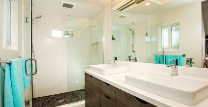 Interior master bathroom painting by CertaPro Painters in Crest, CA ...