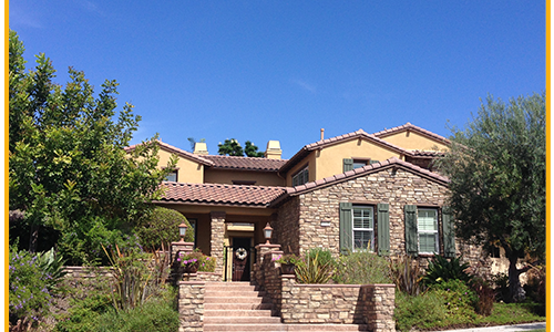 Mixed exterior surfaces