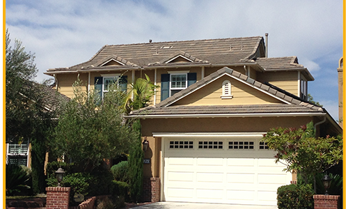 Contrasting exterior colors