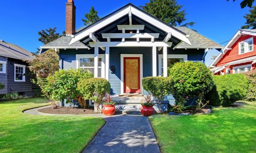 one story trim only painting