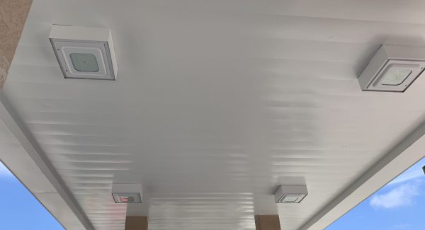 Gas Station Canopy Painting