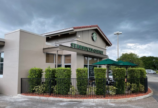 commercial restaurant painting starbucks tampa fl