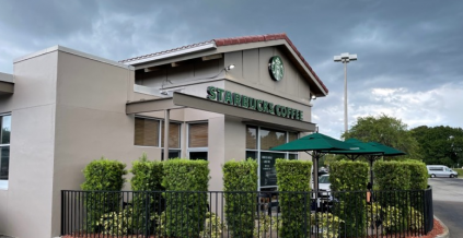 Starbucks Exterior Painting