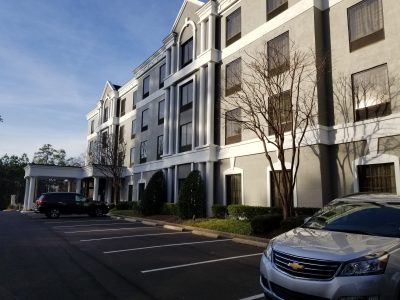The Courtyard Marriott Exterior (Side View)