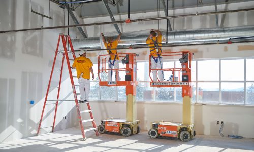 Warehouse Interior Painting Preparation