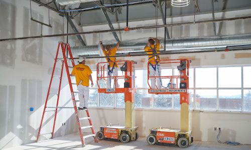 Warehouse Interior Painting Preparation