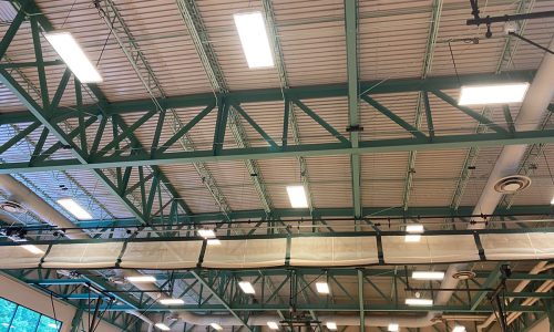 Basketball Court Ceiling Painting