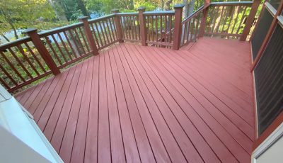Deck Staining Project Recap