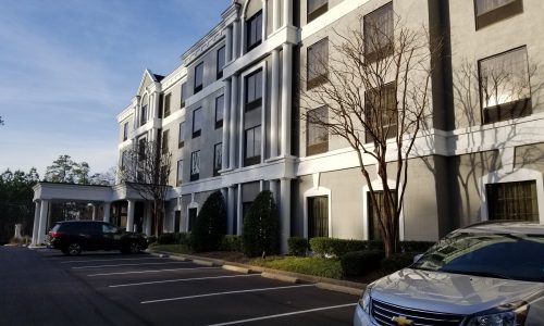 The Courtyard Marriott Exterior (Side View)