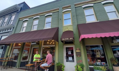 Downtown Knits - Exterior Painting (Before)