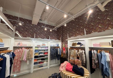 Retail Store Wallpaper Installation