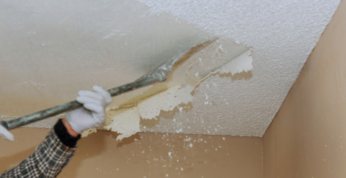 Check out our Textured Ceiling Removal