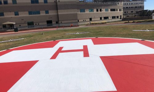 Helicopter Landing Pad Painting Project - Commercial Painting Project