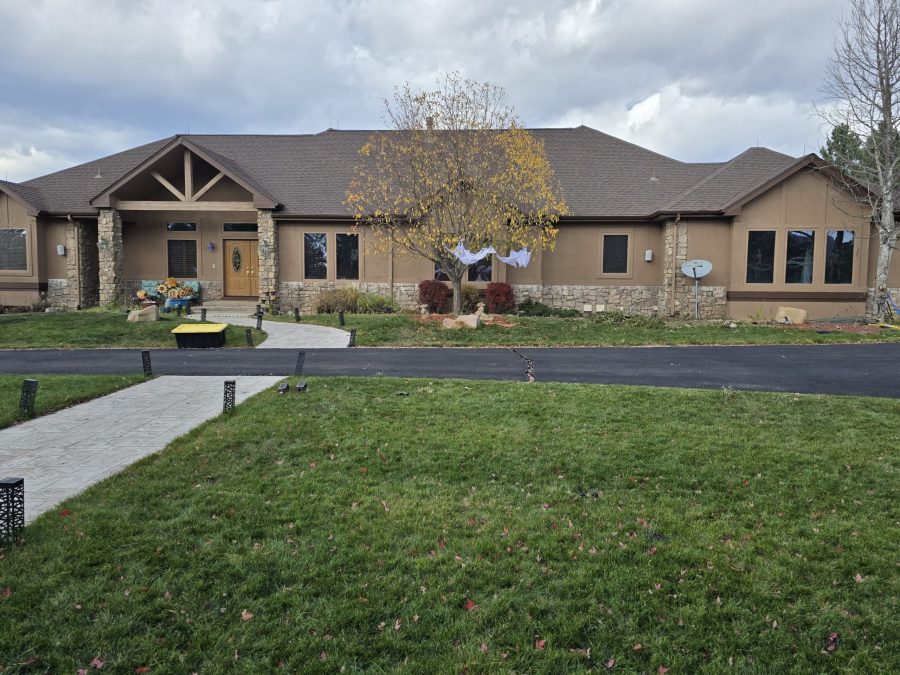 front exterior of stucco home after repaint Preview Image 1