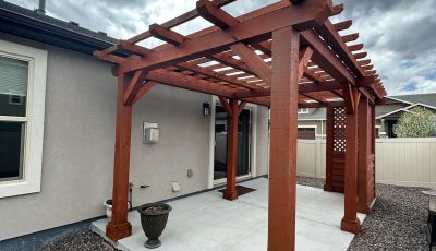 Stained Pergola | CertaPro Project