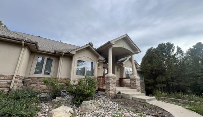 repainted home exterior