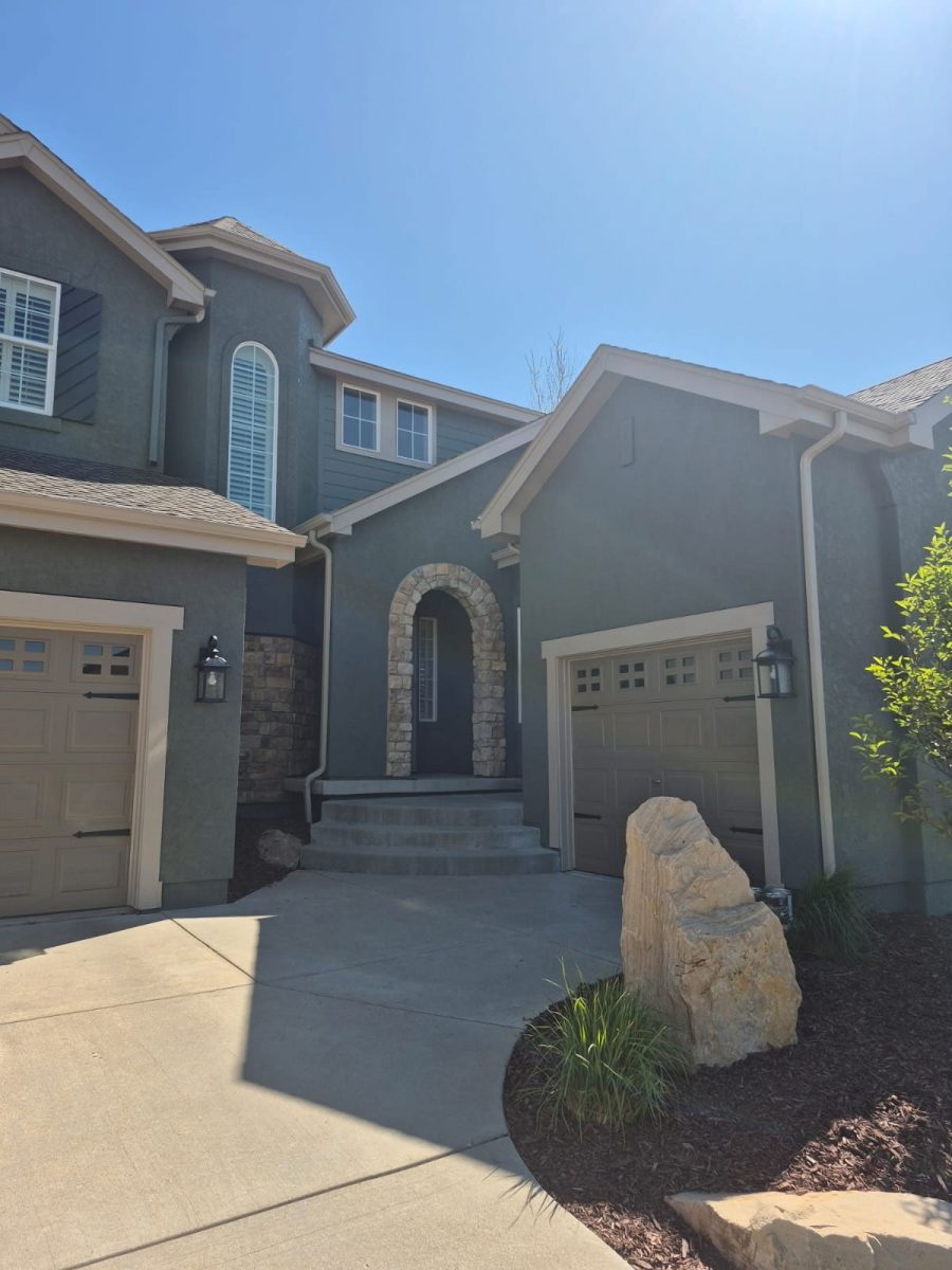 Painted Front of House | Castle Rock Home Project