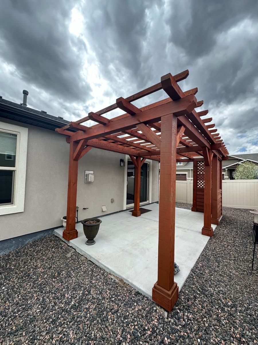 Stained Pergola | CertaPro Project