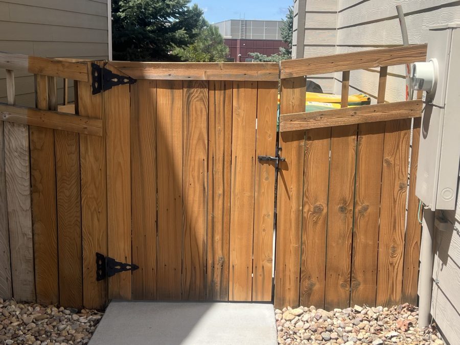 Re-Stained Fence Door | Residential Project Preview Image 3