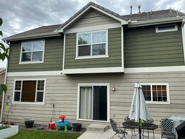 back of home with two tone color siding Preview Image 7