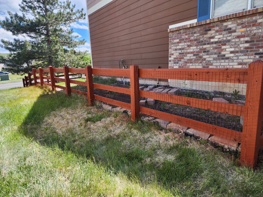 repainted split rail fence Preview Image 3