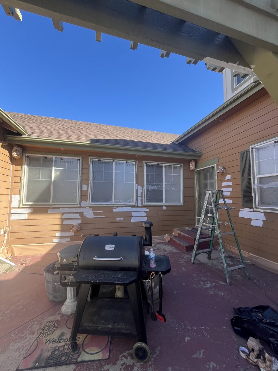 rear exterior of house with peeling paint Preview Image 2