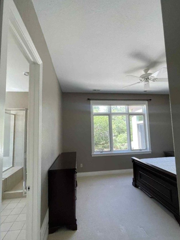 bedroom with bed and large windows Preview Image 6