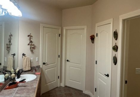 home interior before repaint