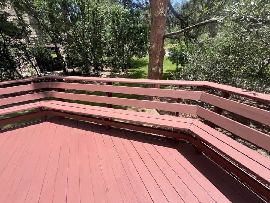 stained deck with built in bench Preview Image 2