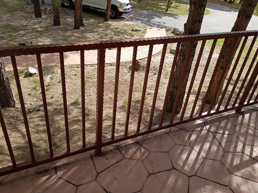 painted wrought iron fence Preview Image 3