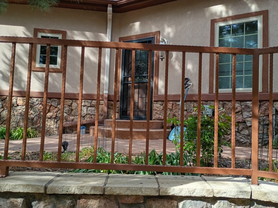 house exterior with wrought iron fence Preview Image 1
