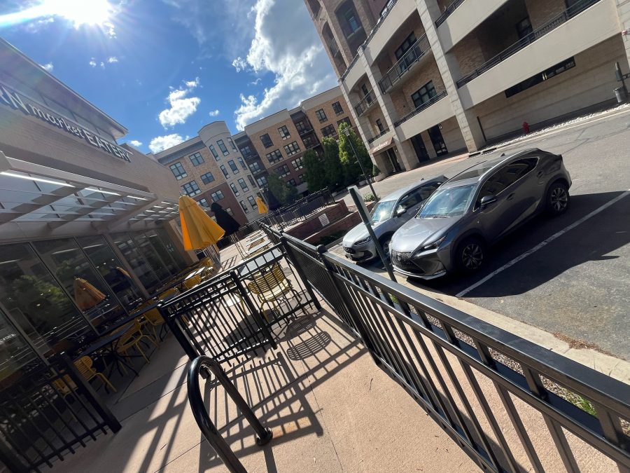 black painted railing along street-facing building exterior Preview Image 1