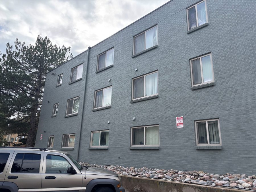 grey painted multi-unit housing buidling exterior Preview Image 2