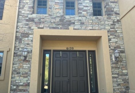 front door of house