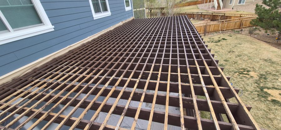 top of stained pergola Preview Image 3