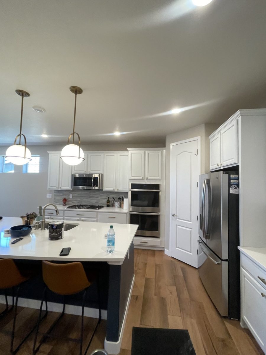 painted home kitchen