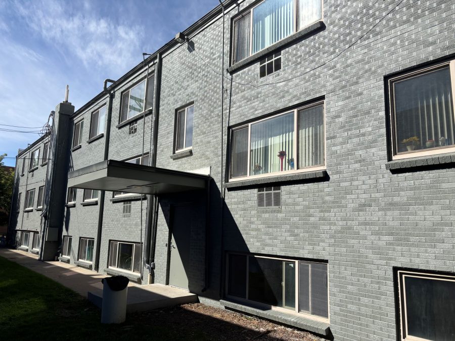 grey painted multi-unit housing buidling exterior Preview Image 5