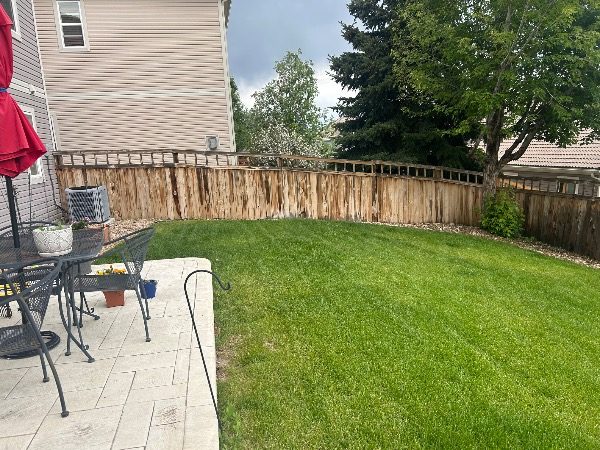 unstained fence surrounding home and yard Preview Image 8
