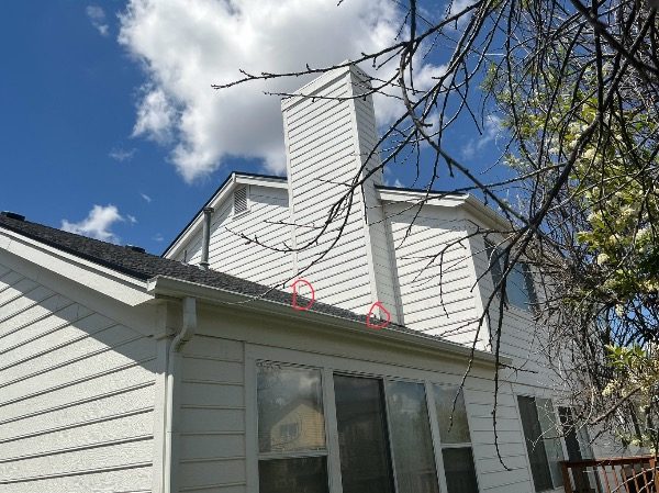 roof of house with damage circled Preview Image 5