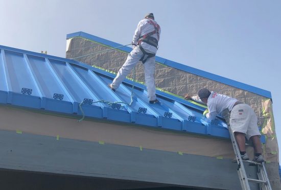 In progress makeover of church