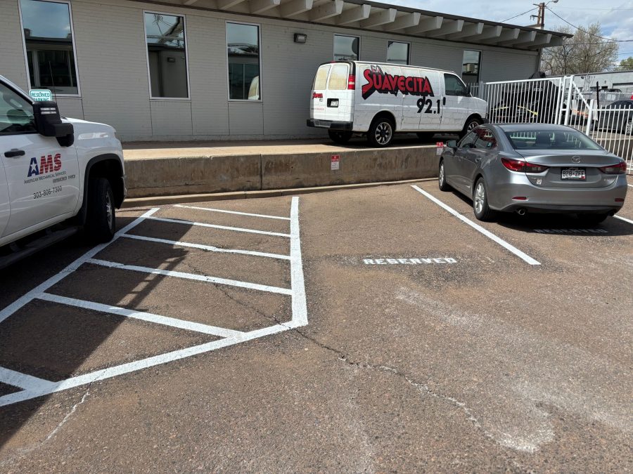 repainted parking lot striping Preview Image 2