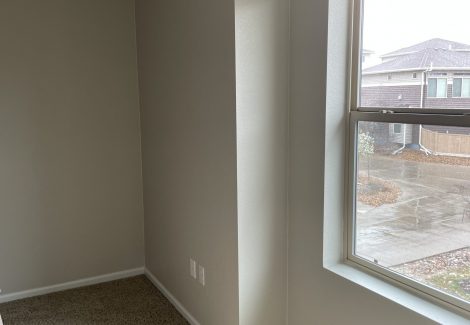 painted interior room of home