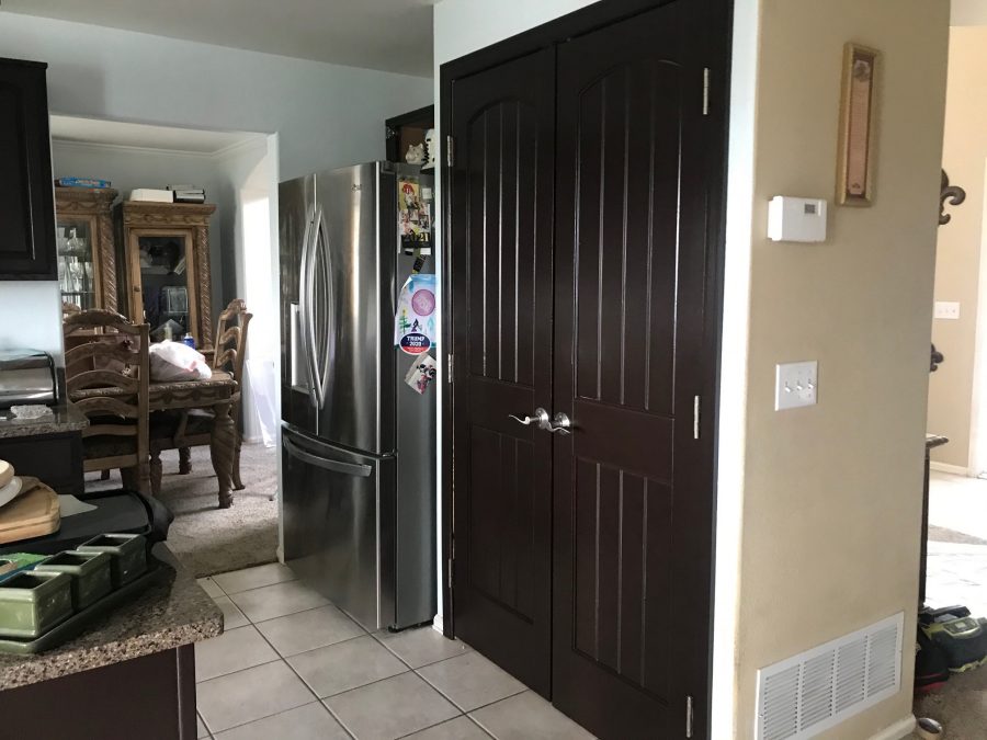 painted kitchen