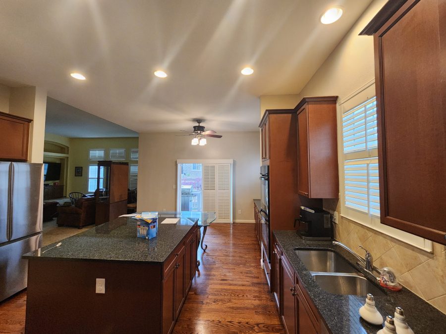 kitchen with burgundy painted walls Preview Image 6